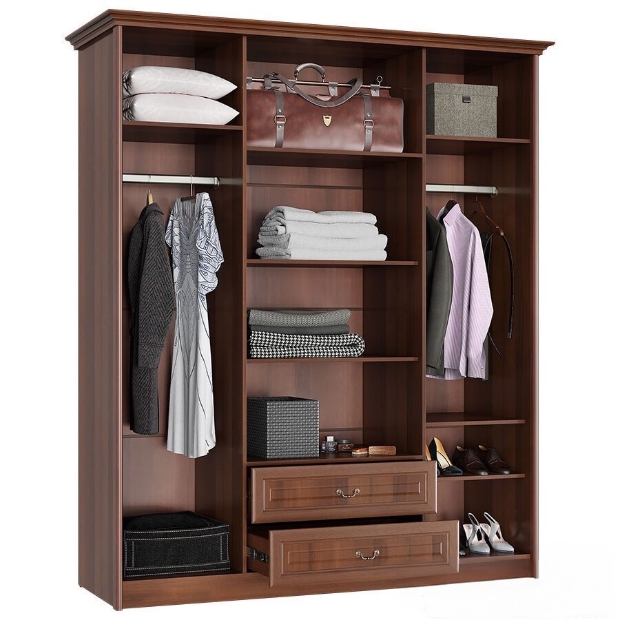 Шкаф 4-х створчатый (дуб сонома) ЯН-06